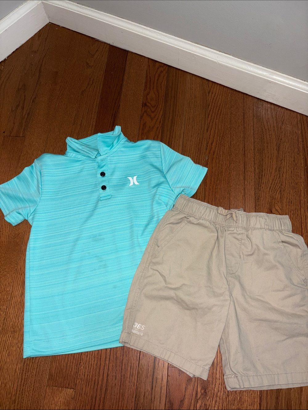 Hurley Boys Teal Short-Sleeve Polo